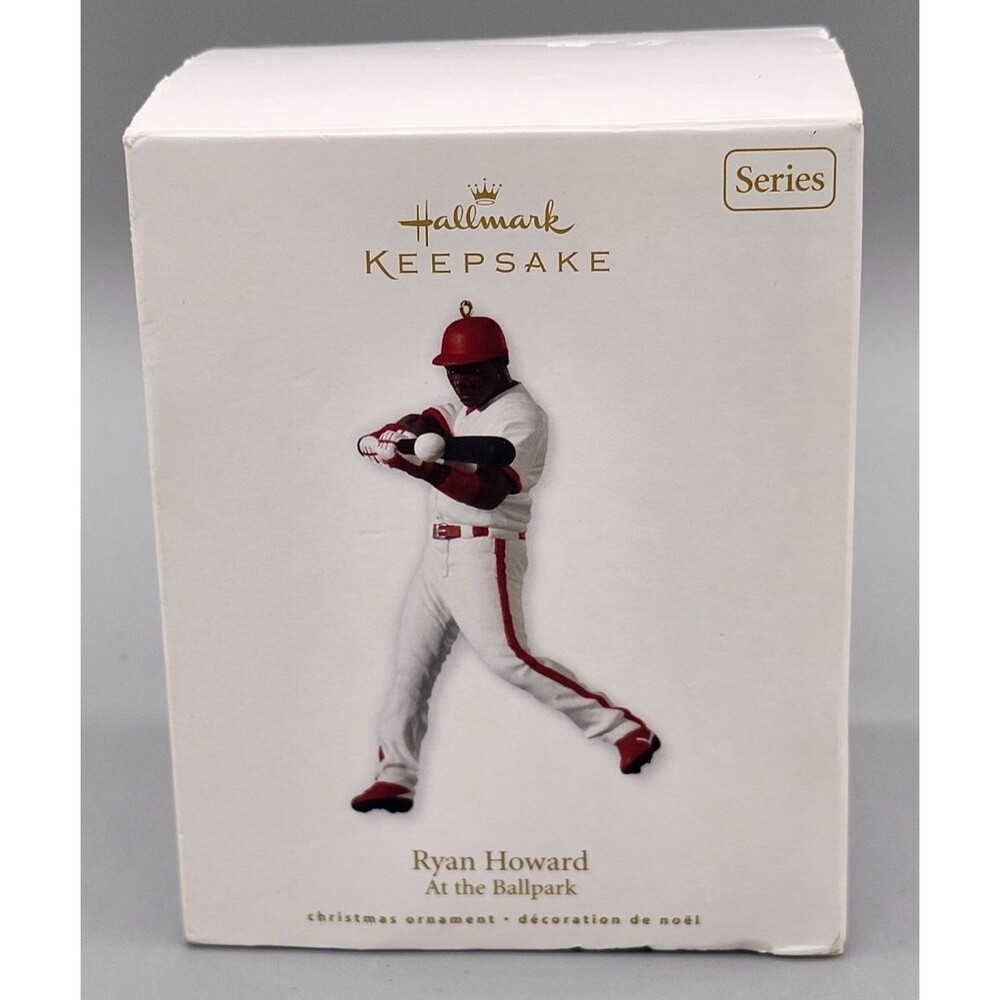 Hallmark Keepsake Ryan Howard Philadelphia Phillies 2010 Christmas Ornament